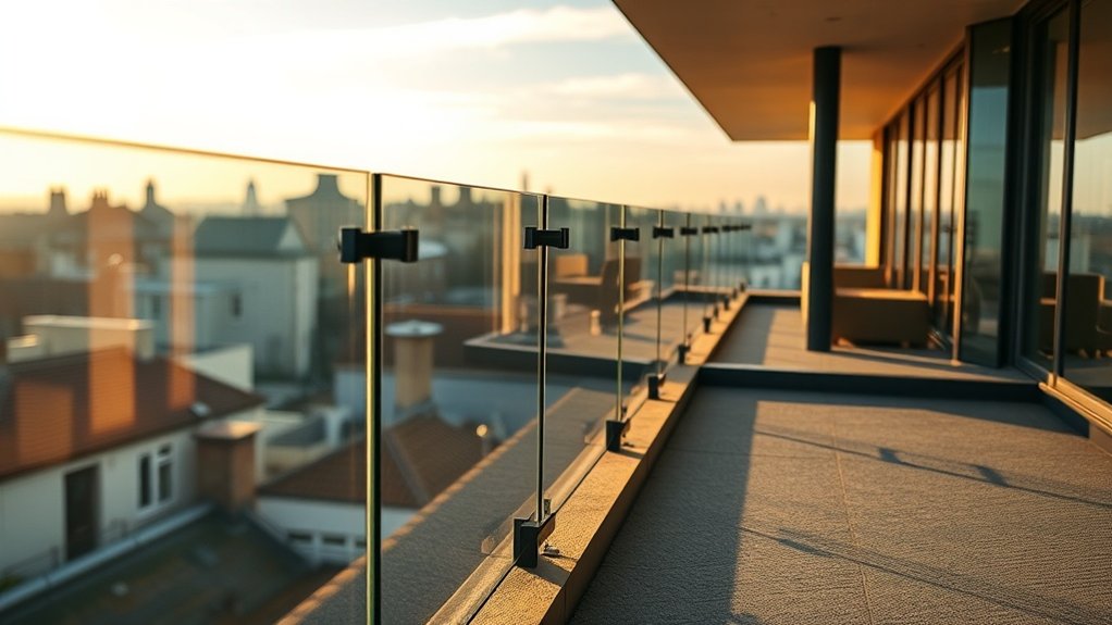 Terrace Glass Balustrades Rotherhithe